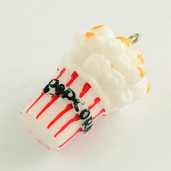 Popcorn Resin Pendants&nbsp;RESI-R137-M
