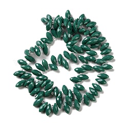 Opaque Solid Color Glass Bead Strands&nbsp;GLAA-D022-04