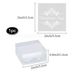 Clear Acrylic Soap Stamps&nbsp;DIY-WH0442-004