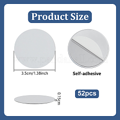 52Pcs Mobile Phone Stand Magnetic Adhesive Sheets&nbsp;AJEW-OC0016-50A