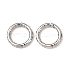 Tarnish Resistant 304 Stainless Steel Open Jump Rings&nbsp;STAS-Q186-02-8x1.2mm