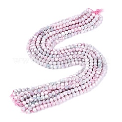 Anti-Tarnish Electroplate Glass Beads Strands&nbsp;EGLA-ZX010-6mm-06