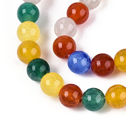 Natural Crackle Agate Beads Strands&nbsp;G-N349-09A-01