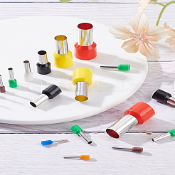 1 Box 40Pcs 8 Styles 304 Stainless Steel with Plastic Clay Hole Punches&nbsp;TOOL-LP0001-03