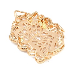 Brass Micro Pave Clear Cubic Zirconia Brooch Findings&nbsp;KK-Z122-09KCG