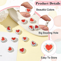 6Pcs Handmade Porcelain Beads&nbsp;PORC-YW0001-47
