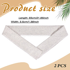 Cotton Elastic Ribbing Fabric for Cuffs&nbsp;DIY-WH0308-804B