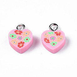 Handmade Polymer Clay Charms&nbsp;CLAY-N006-46B