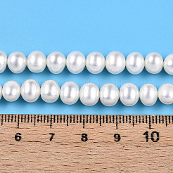 Natural Cultured Freshwater Pearl Beads Strands&nbsp;PEAR-N016-06C