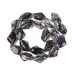 Handmade Lampwork Beads Strands&nbsp;LA-N046-02B