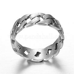 316 Surgical Stainless Steel Rings&nbsp;RJEW-P116-05-17mm