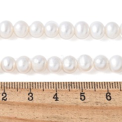 Natural Cultured Freshwater Pearl Beads Strands&nbsp;PEAR-I007-07O-04A