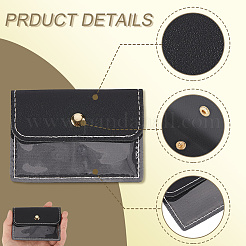 8Pcs Portable Imitation Leather Jewelry Bags for Travel&nbsp;ABAG-SP0001-38B