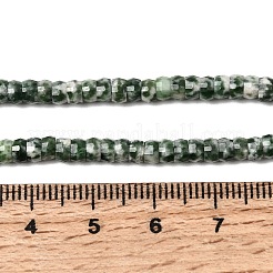 Natural Green Spot Jasper Heishi Beads Strands&nbsp;G-A299-A22-01