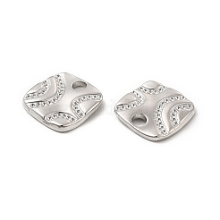 Non-Tarnish 304 Stainless Steel Pendants Rhinestone Settings&nbsp;STAS-B032-30P