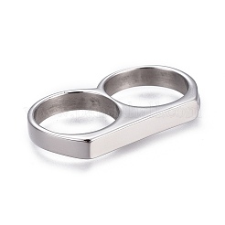 Tarnish Resistant 304 Stainless Steel Finger Rings&nbsp;RJEW-O032-13P-21.5mm