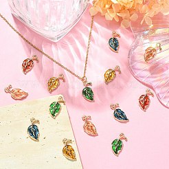 Alloy Enamel Pendants&nbsp;ENAM-CJ0001-40