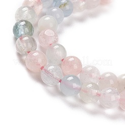 Natural Morganite Bead Strands&nbsp;G-P213-18-4mm