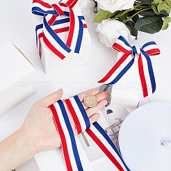 Polyester Grosgrain Ribbon&nbsp;SRIB-WH0009-02B
