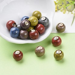 Handmade Fancy Antique Glazed Porcelain Beads&nbsp;X-PORC-R403-M2