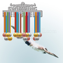Fashion Iron Medal Hanger Holder Display Wall Rack&nbsp;ODIS-WH0023-060