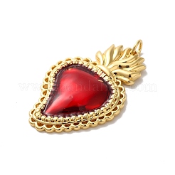 Rack Plating Brass Enamel Pendants&nbsp;KK-G504-25B-03