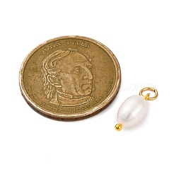 5Pcs Natural Cultured Freshwater Pearl Potato Charms&nbsp;PALLOY-JF02954