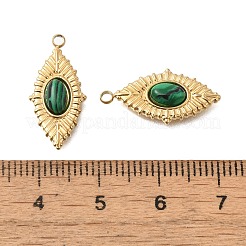Natural Malachite Pendants&nbsp;STAS-C111-59G