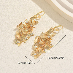 Brass Tassel Hoop Earrings&nbsp;OF5161-2