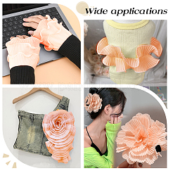 Chiffon Organza Pleated Lace Trim&nbsp;DIY-WH0892-01B