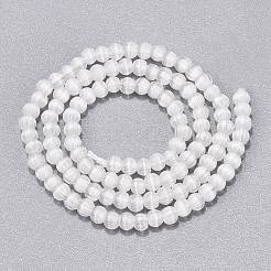 Glass Imitation Cat Eye Beads Strands&nbsp;GLAA-N075-01A-12