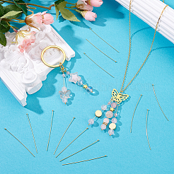 20Pcs 925 Sterling Silver Head Pins&nbsp;STER-PH0003-20