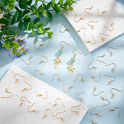 100Pcs 304 Stainless Steel Earring Wire&nbsp;STAS-UN0058-43