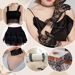 10M Nylon Flower Lace Ribbon&nbsp;OCOR-GA0002-30A