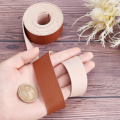 PU Leather Fabric Plain Lychee Fabric&nbsp;AJEW-WH0034-89B-03