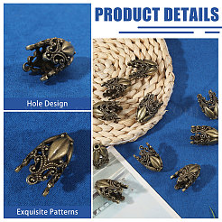 2 Bags Alloy Bead Caps&nbsp;FIND-PH0038-39AB