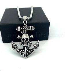 Vintage Viking Anchor Pendant 304 Stainless Steel Men’s Fashion Necklaces&nbsp;IH1305