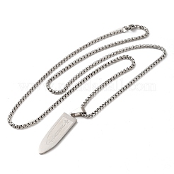 Non-Tarnish 201 Stainless Steel Pendant Necklaces&nbsp;NJEW-H015-01P