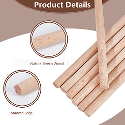 Wood Craft Sticks&nbsp;WOOD-WH0125-11H
