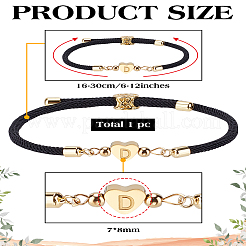 1Pc Adjustable Nylon Cord Bracelets for Women Men&nbsp;BJEW-LP0001-30D