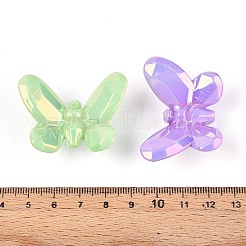 UV Plating Opaque Acrylic Beads&nbsp;OACR-T028-45