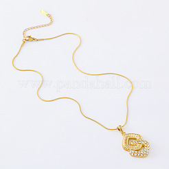 3Pcs Stainless Steel Double Rhombus Pendant Necklaces for Women&nbsp;OO5509