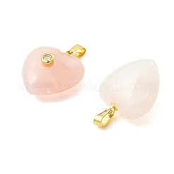Natural Rose Quartz Pendants&nbsp;PALLOY-JF05946