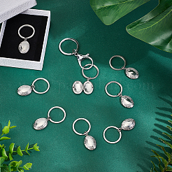 8Pcs 304 Stainless Steel Keychain&nbsp;KEYC-HY00010