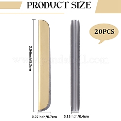 20Pcs Alloy Cabinet Purse Corner Protector&nbsp;FIND-CP0003-55