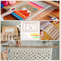 Wood Woven Braiding Disk&nbsp;DIY-WH0591-557C