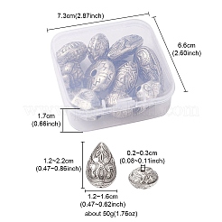 10Pcs Antique Acrylic Beads&nbsp;OACR-YW0001-69