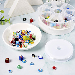 Handmade Millefiori Glass Beads&nbsp;LAMP-KS0001-01
