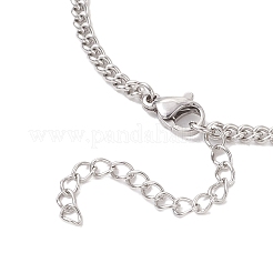 6Pcs 304 Stainless Steel Chain Bracelets&nbsp;BJEW-JB12189