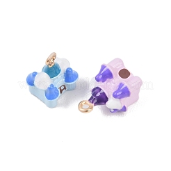 Alloy Enamel Pendants&nbsp;ENAM-A012-07G